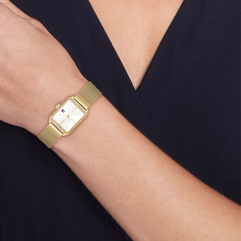 Tommy Hilfiger Montre Femme En Or TH1782829