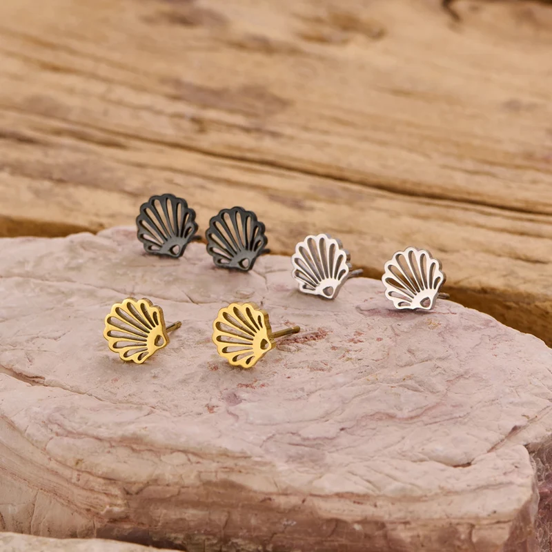 Boucles d'Oreilles Mini Coquillage