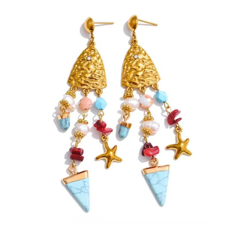 Boucles d'Oreilles Coquillage Original