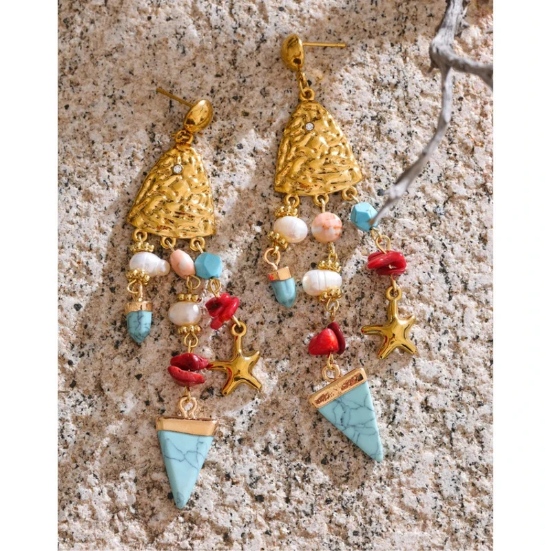 Boucles d'Oreilles Coquillage Original