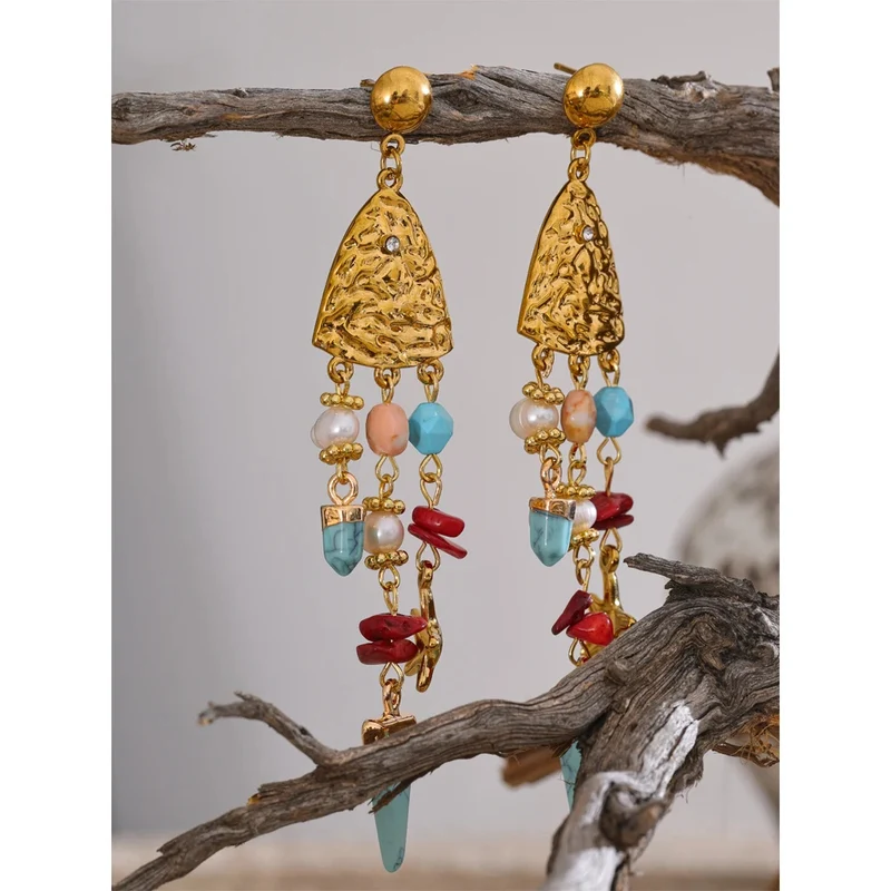 Boucles d'Oreilles Coquillage Original