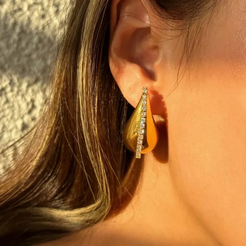 Boucles d'Oreilles Goutte Design