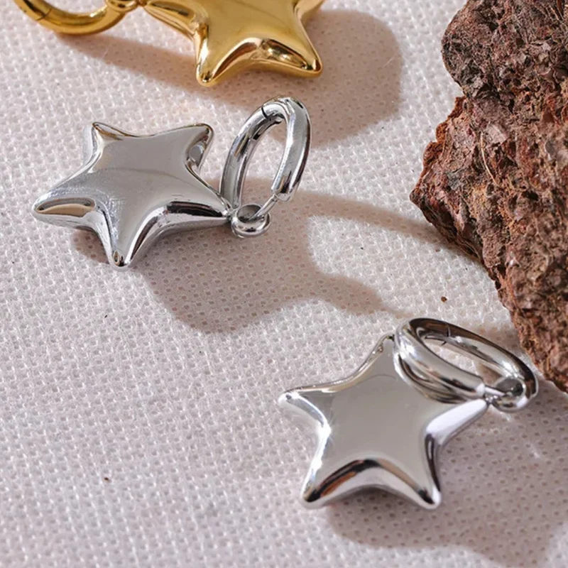 Boucles d'Oreilles Breloque Étoile