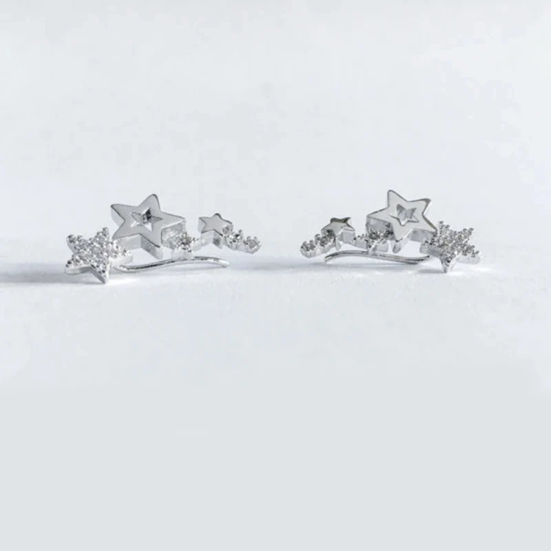 Boucles d'Oreilles Étoile Filante