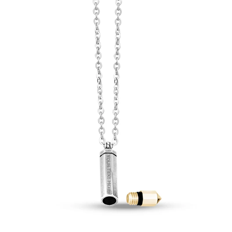 Pendentif Urne Bullet en or