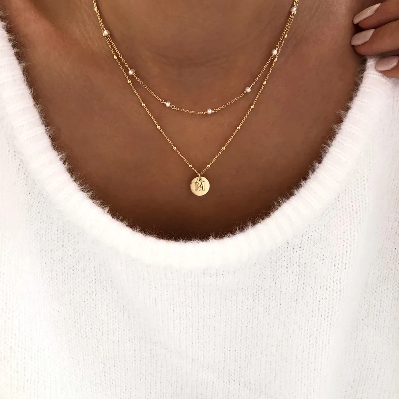 Collier "Omega" plaqué or