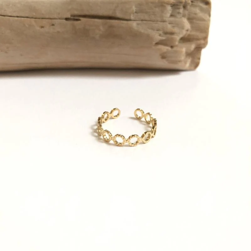 Bague "Sana" acier
