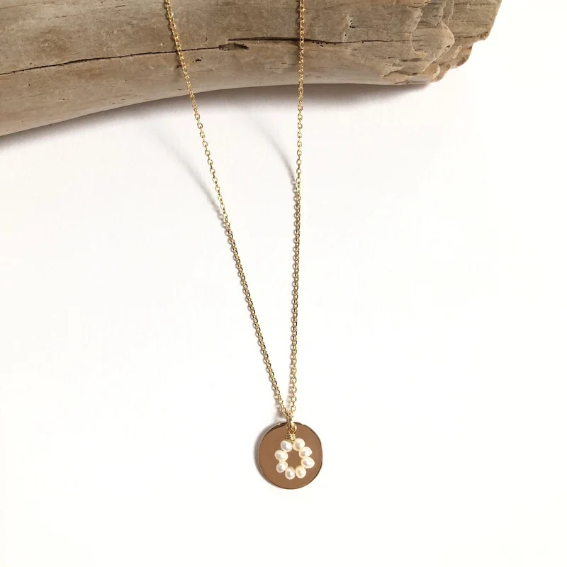 Collier "Nolia" plaqué or