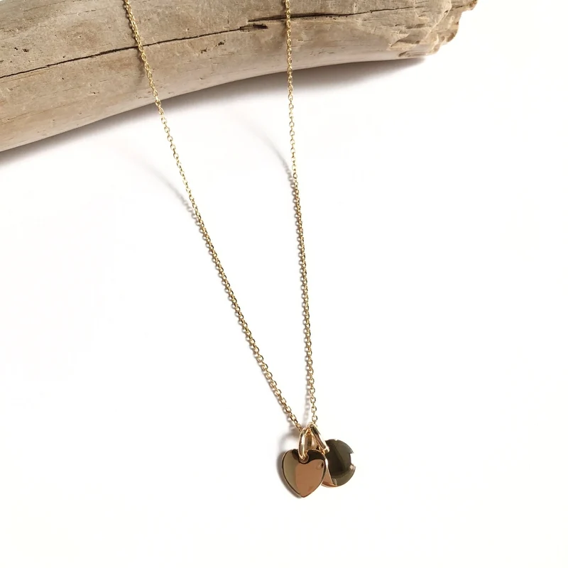 Collier "Lovely" plaqué or