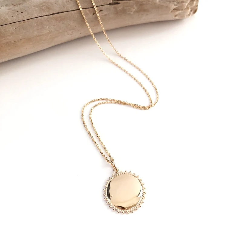 Collier "Sona" plaqué or
