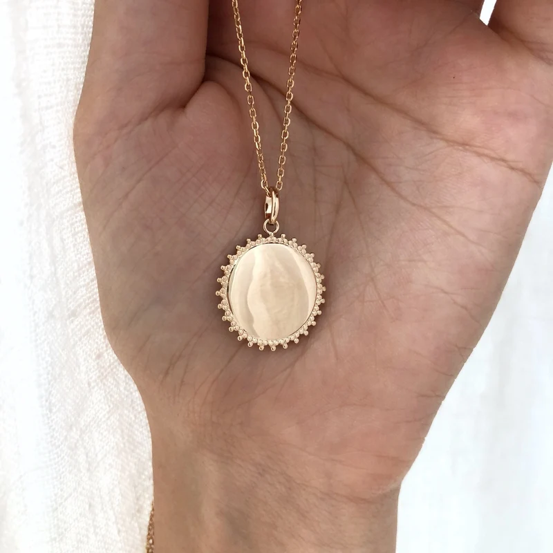 Collier "Sona" plaqué or