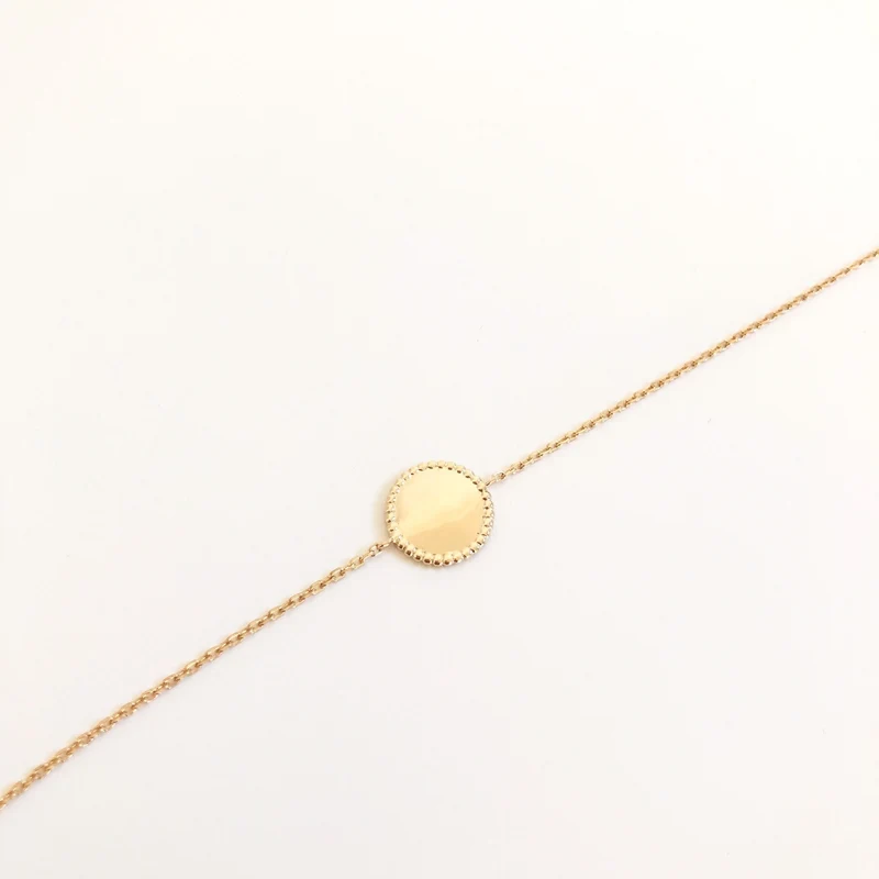 Bracelet "Nays" plaqué or