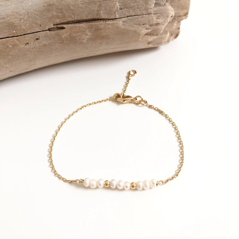 Bracelet "Douci" plaqué or