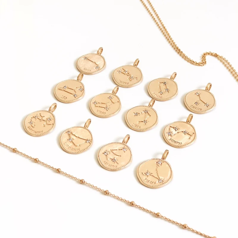 Collier "Constellation" plaqué or