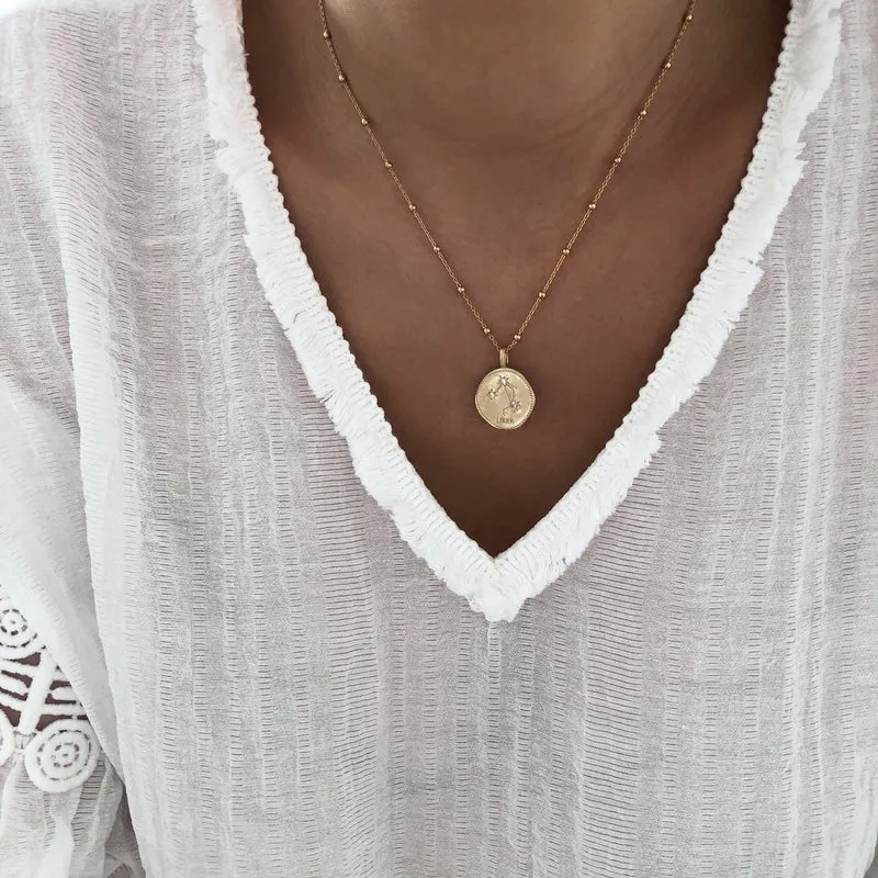 Collier "Constellation" plaqué or