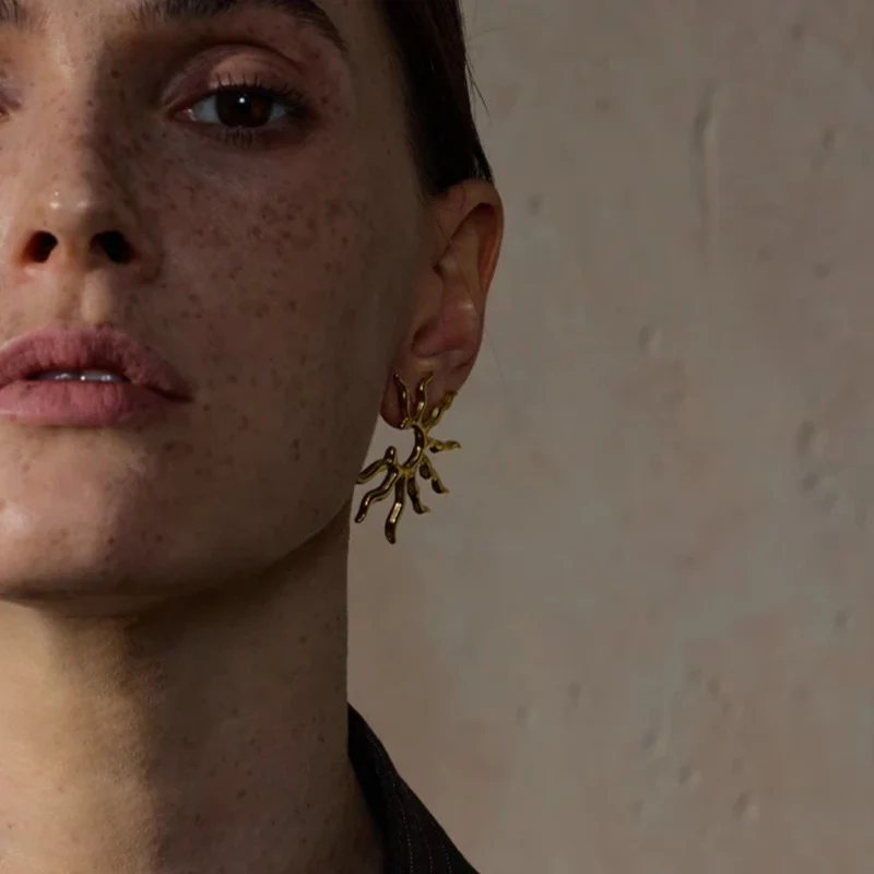 Boucles d'Oreilles Soleil Design