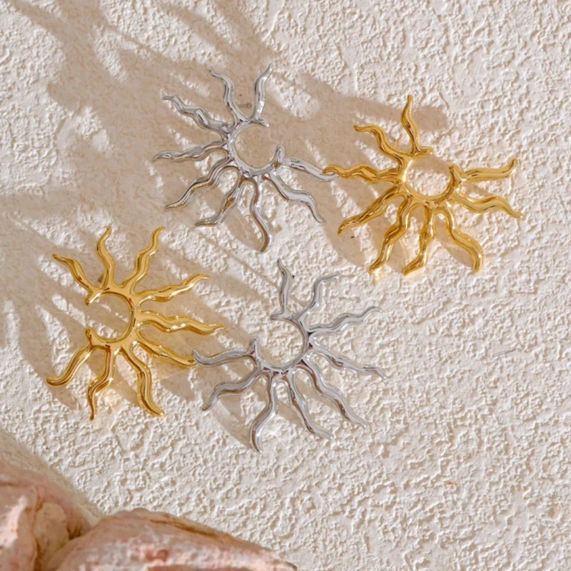 Boucles d'Oreilles Soleil Design