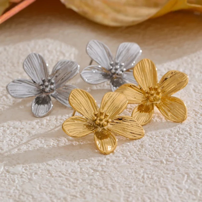 Boucles d'Oreilles Fleur