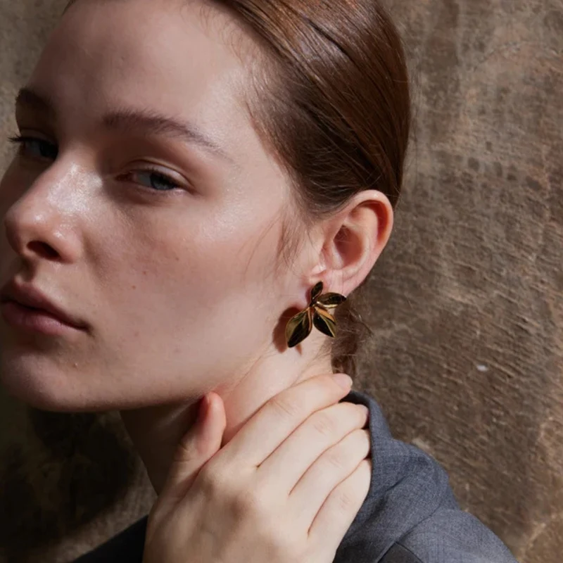 Boucles d'Oreilles Fleur Design