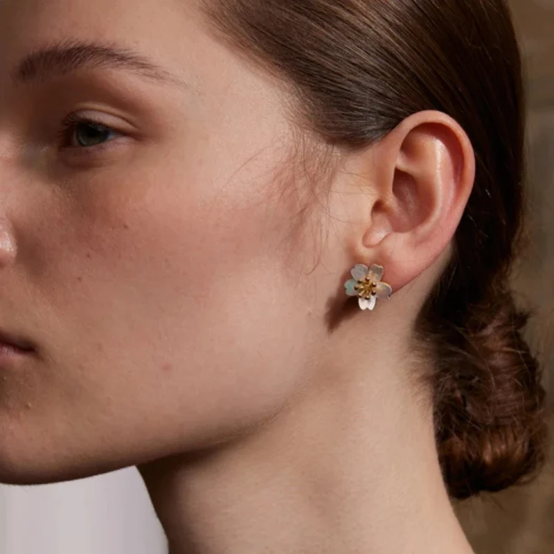 Boucles d'Oreilles Fleur Cerisier