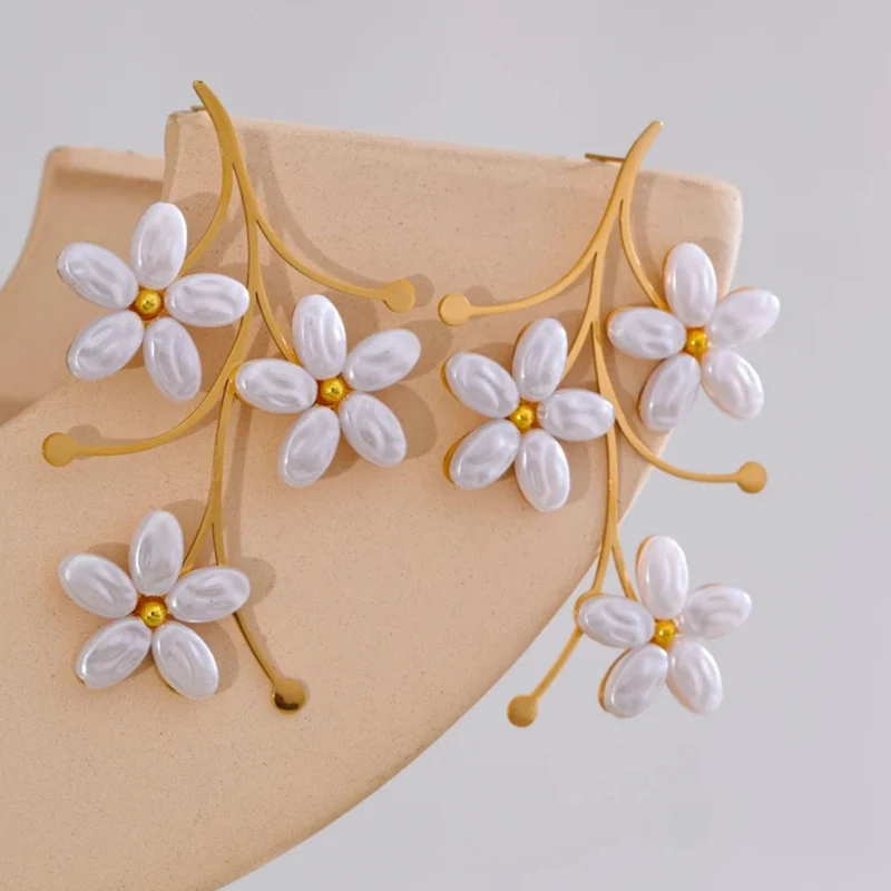 Boucles d'Oreilles Trio Fleur