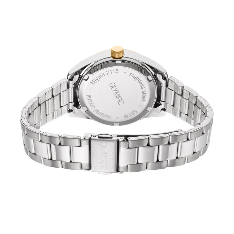 Olympic Louise Montre Femme Argentée et Blanche OL75DSS004B