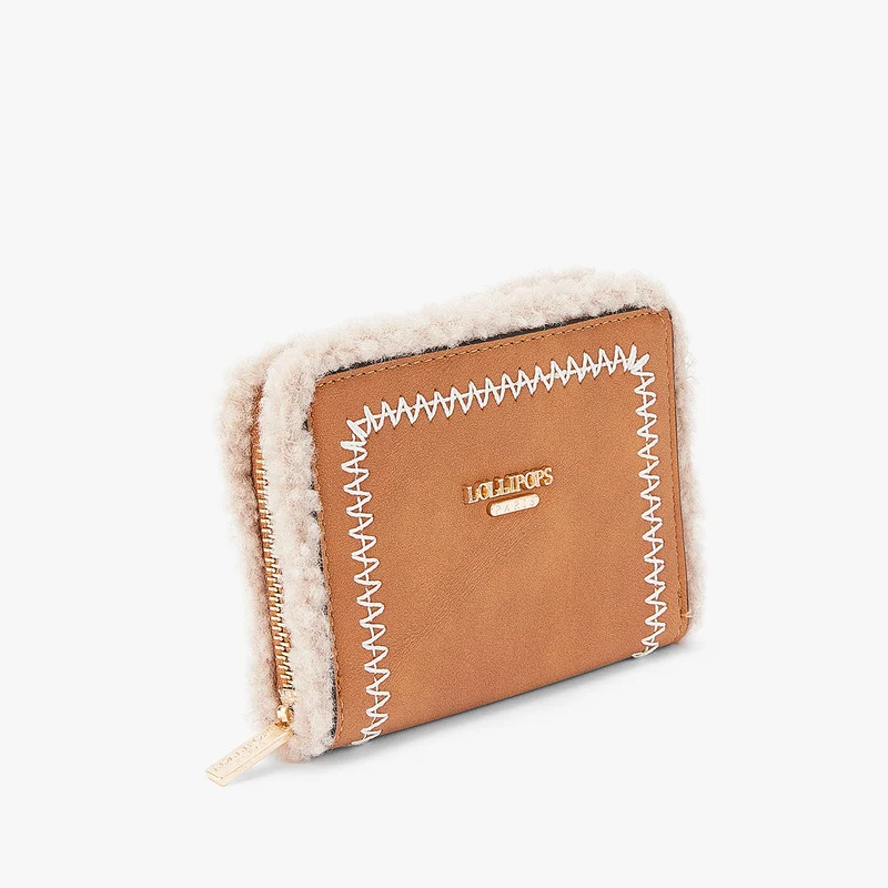 Petit portefeuille beige Manduria