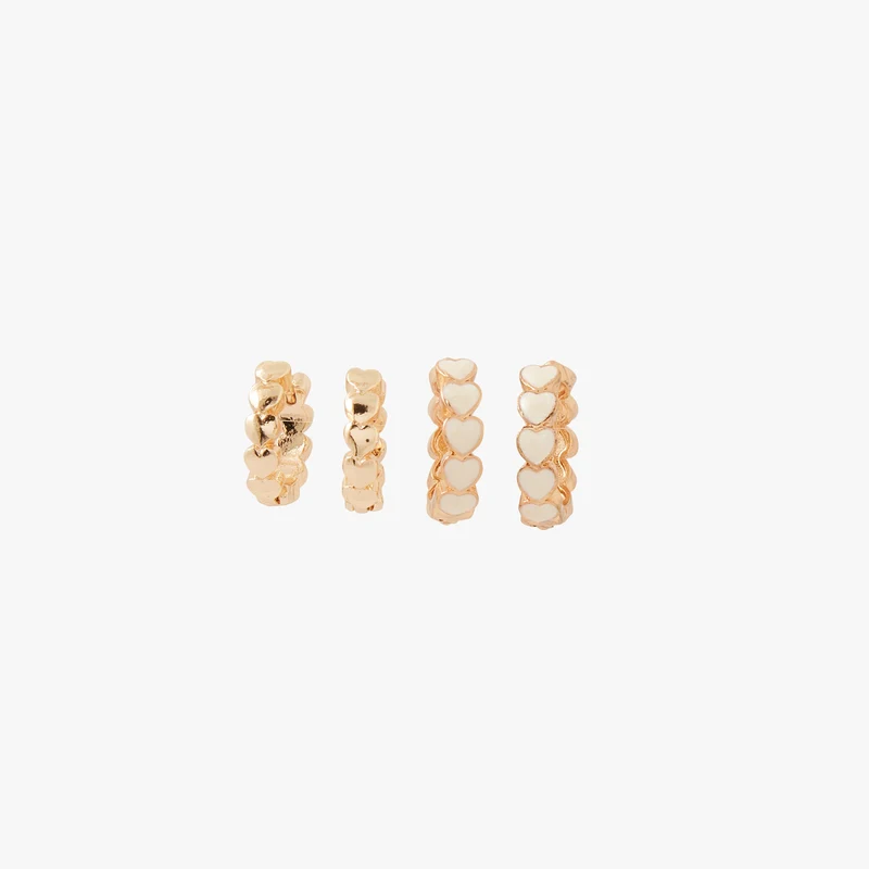 Boucles d'oreilles blanches