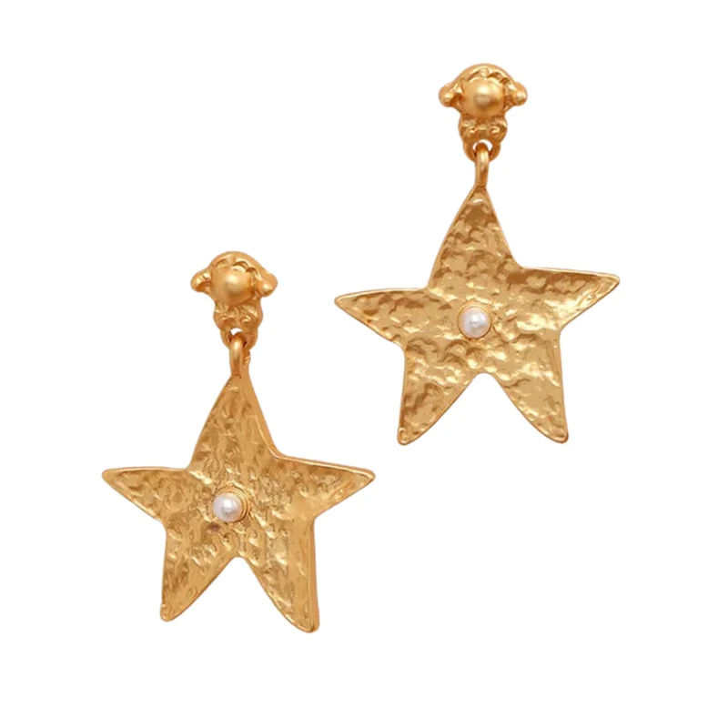 Boucles d'Oreilles Étoile Vintage