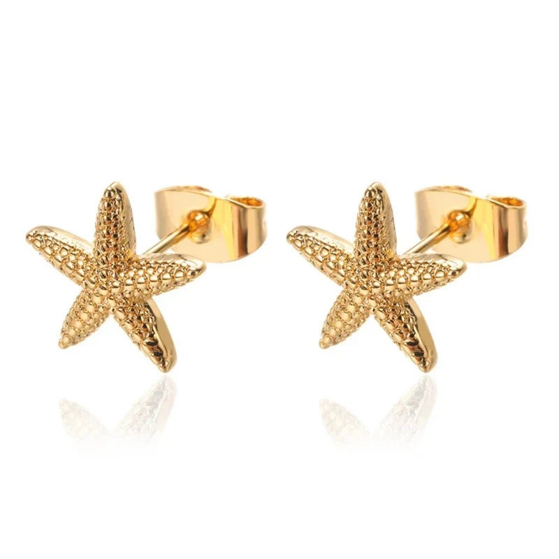 Boucles d'Oreilles Mini Étoile de Mer