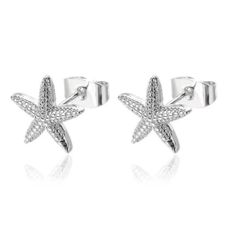 Boucles d'Oreilles Mini Étoile de Mer
