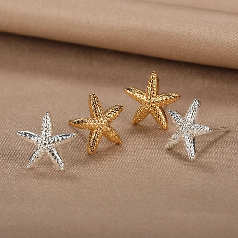 Boucles d'Oreilles Mini Étoile de Mer