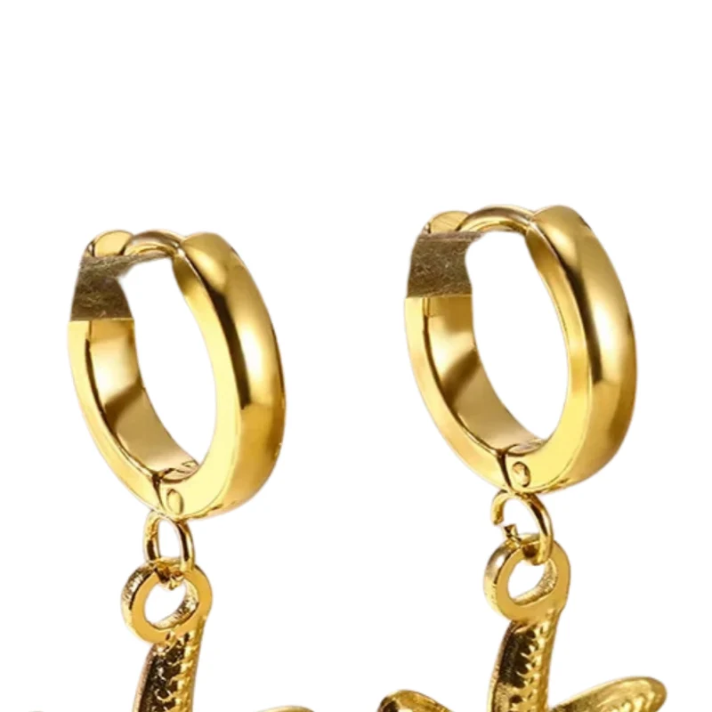 Boucles d'Oreilles Breloque Étoile de Mer