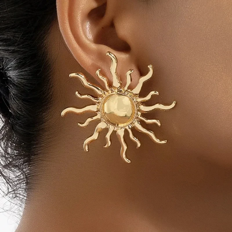 Boucles d'Oreilles Gros Soleil