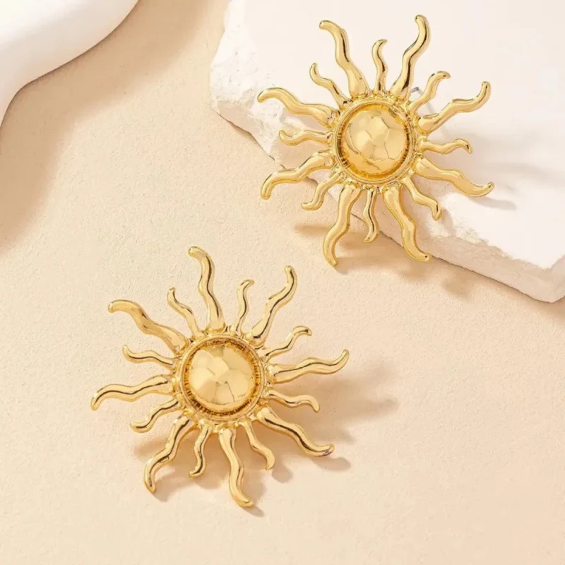 Boucles d'Oreilles Gros Soleil