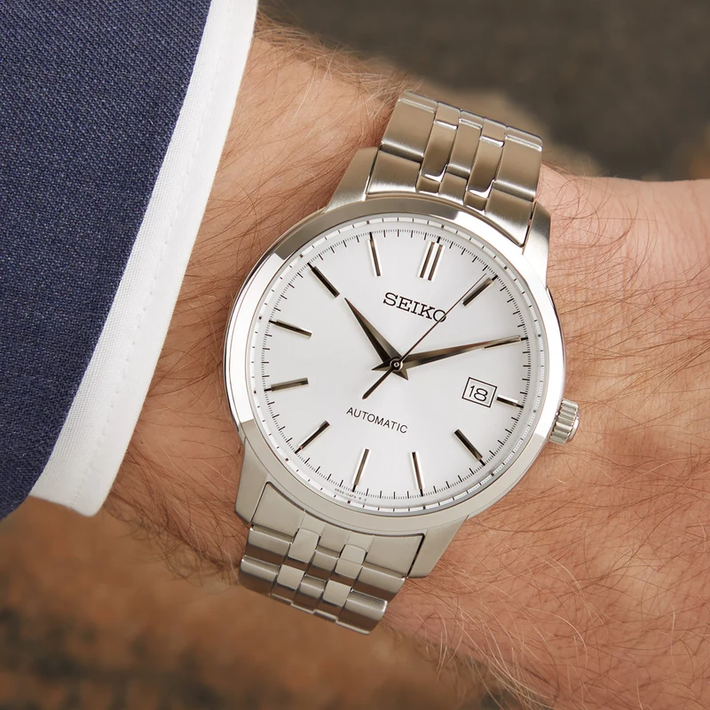 Seiko Hommes Montre Argent SRPH85K1
