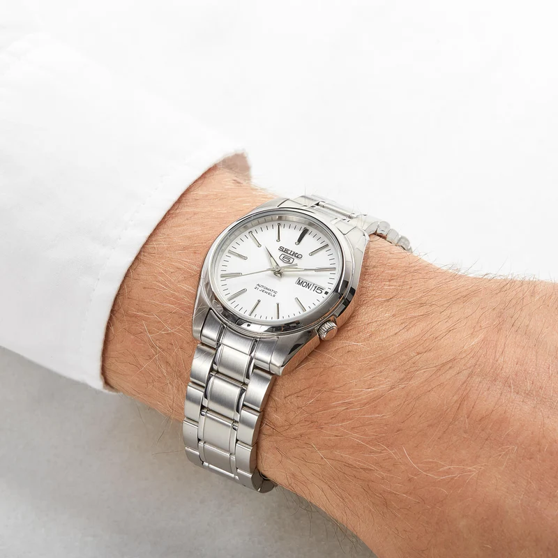 Seiko 5 Sports Hommes Montre Automatique Argent SNKL41K1