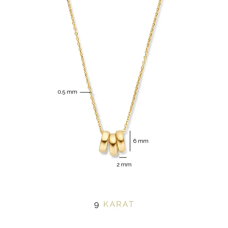Beloro Jewels Della Spiga Collier Or 9 carats BO340023
