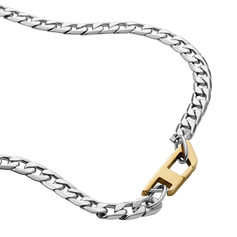 Diesel Collier Argent DX1343040
