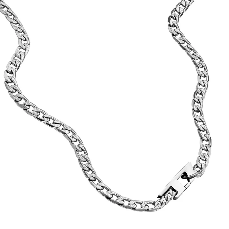 Diesel Steel Collier Argent DX1497040