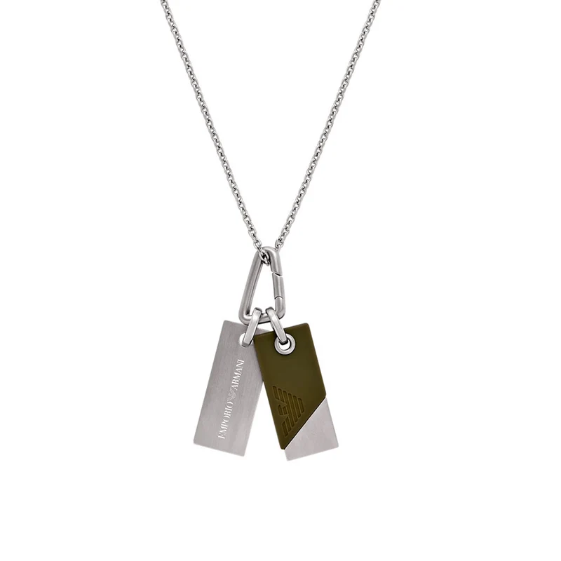 Emporio Armani Collier couleur argent EGS3179040