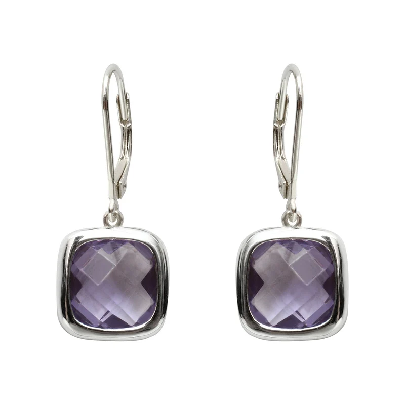 Boucles d'oreilles Sissi Améthyste