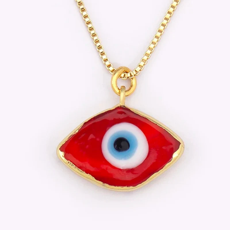 Collier Œil Chance Rouge