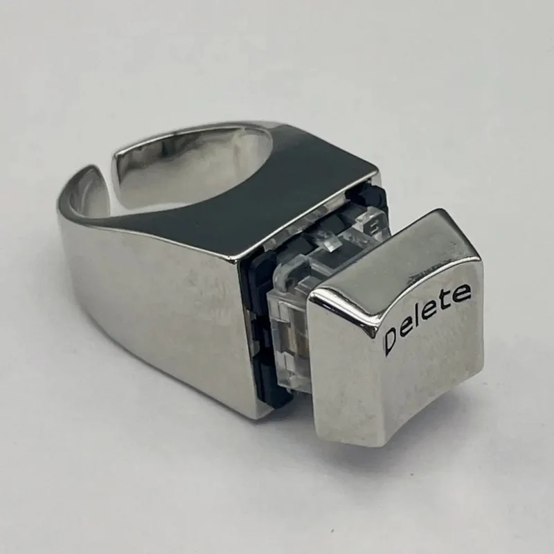 Bague Bouton Delete
