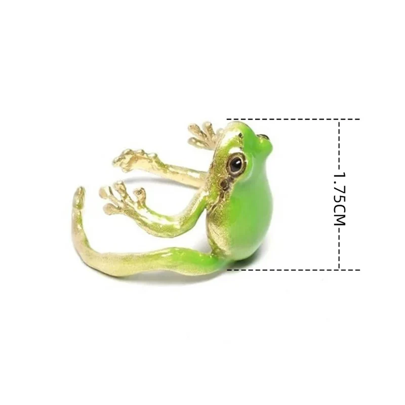 Bague Grenouille Réaliste