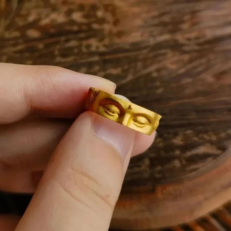 Bague Bouddha Demi-Visage