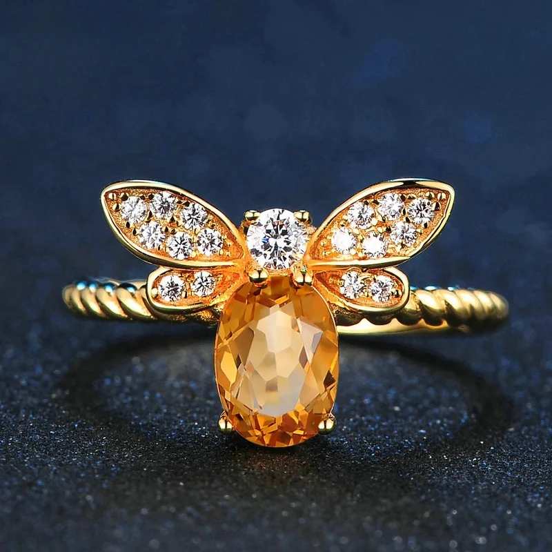 Bague Abeille Pierre