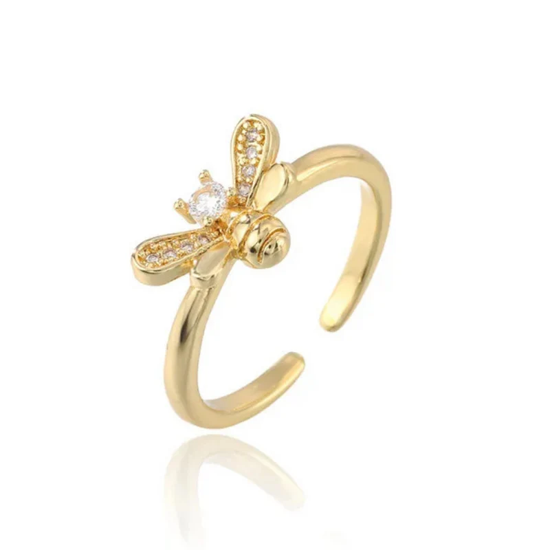 Bague Abeille Strass