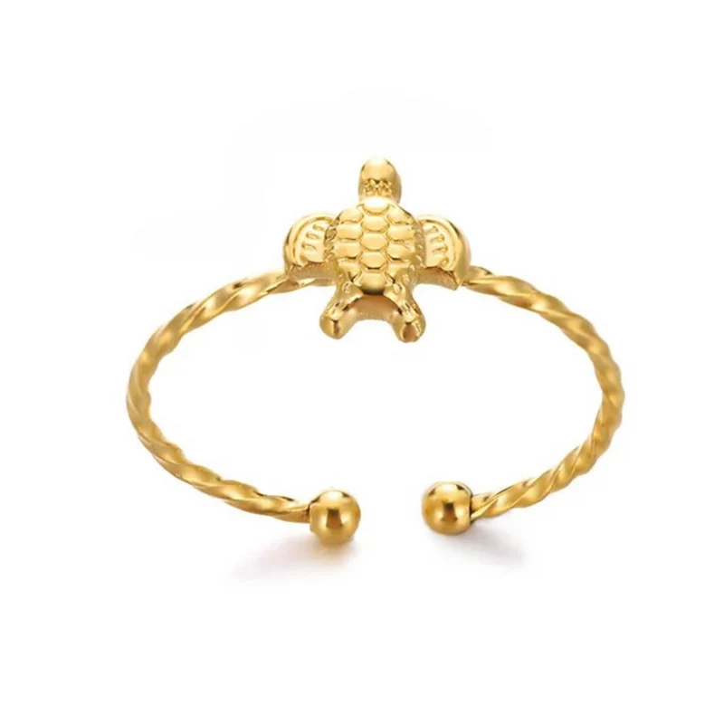 Bague Tortue Ajustable