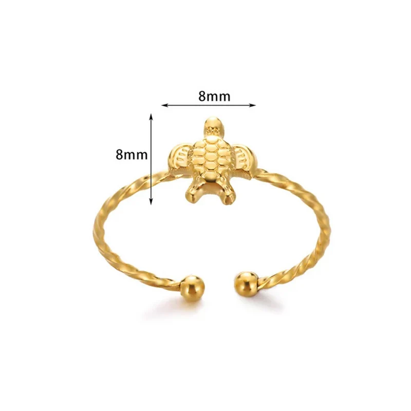 Bague Tortue Ajustable